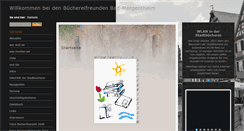 Desktop Screenshot of buechereifreunde.bad-mergentheim.de